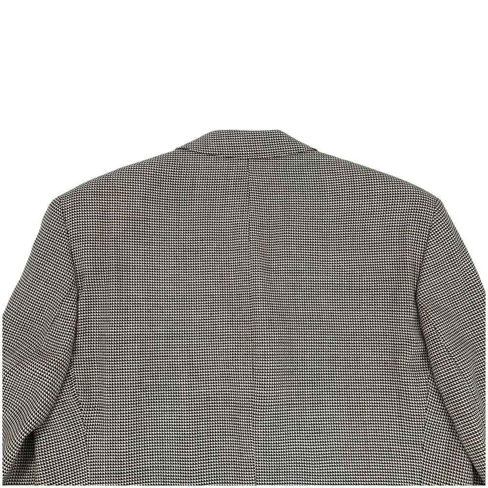 VTG Jacobson’s Wool Sport Coat Men 40R Micro Check Black Tan Brown Blazer Canada